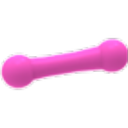 Rubber Bone Throw Toy